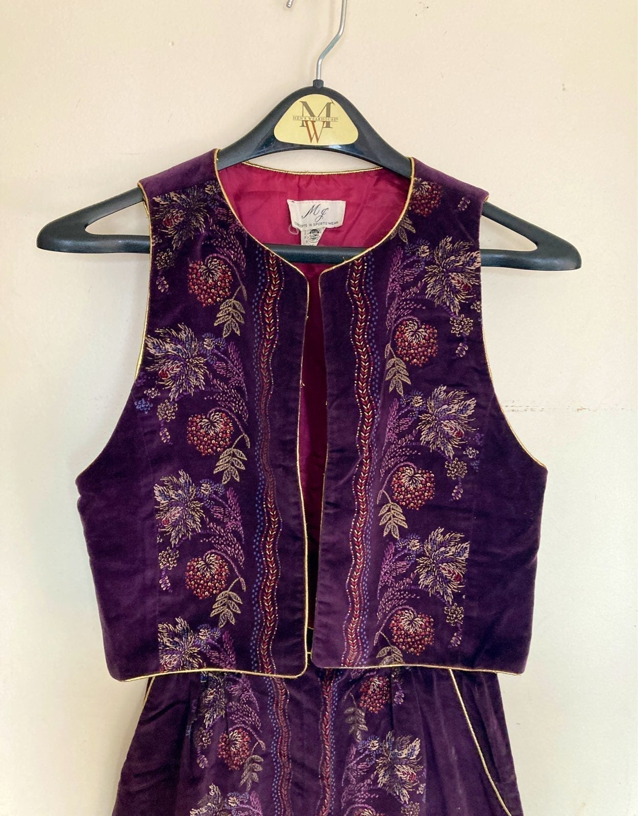 Vintage Velvet Womans suit