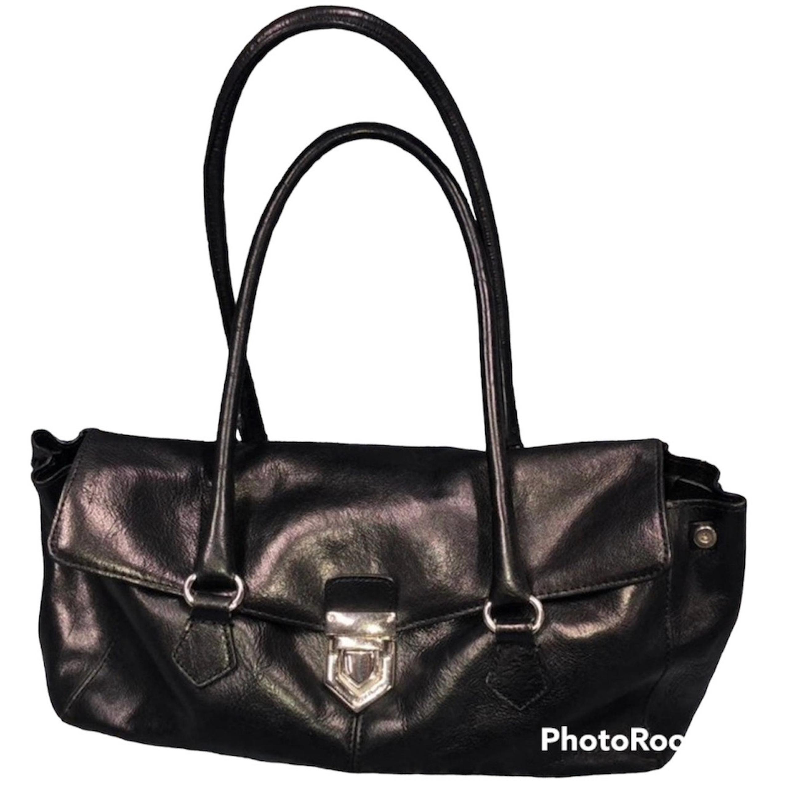 Wilson Leather Black Purse Pelle Studio EUC