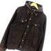 Obey Propaganda Jacket Men's Black Faded Button Down Hooded Size Medium M
