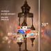 8.1.9 Stunning Turkish Moroccan Mosaic Bohemian Table Bedside Lamp Lampshade, 31
