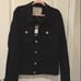 True Religion Black Rinse Denim Trucker Jacket