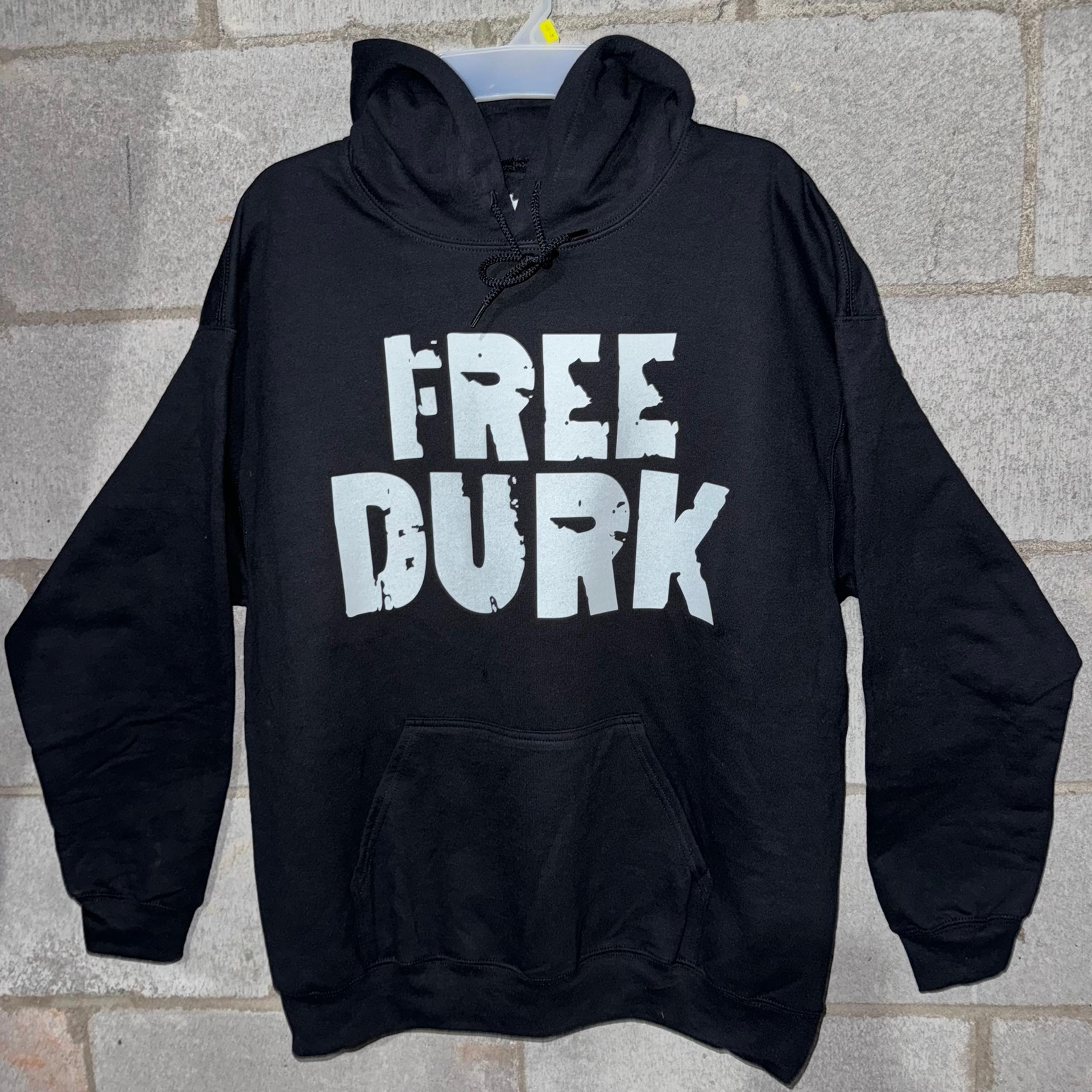 Men’s size XL Free Lil durk hoodie merch OTF black sweatshirt tour pullover