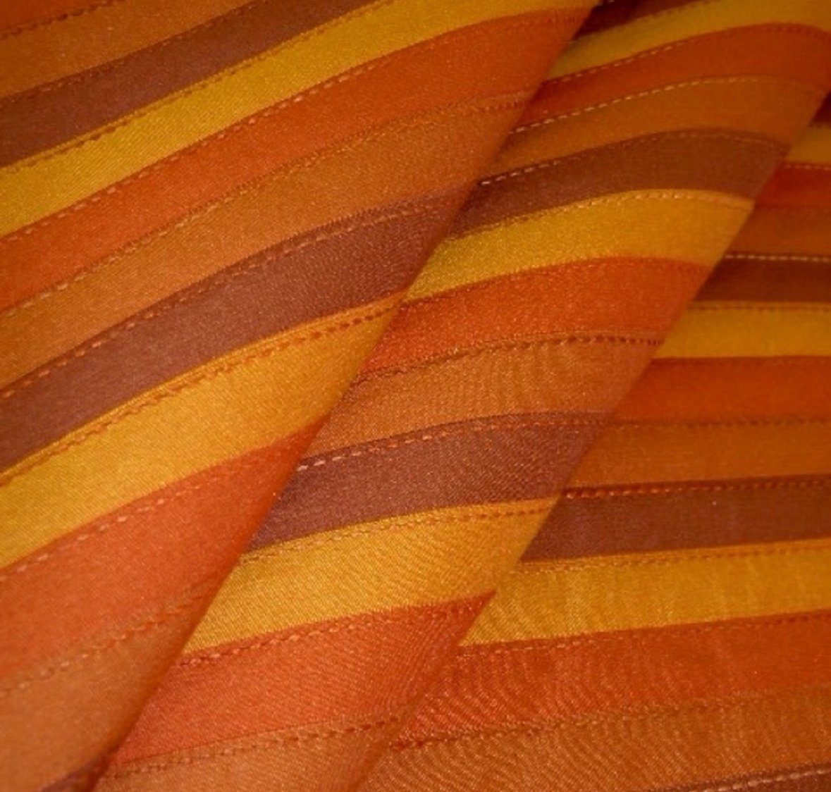 2.625 Yards Channeled Stripe Fall Decor Fabric Color TE45