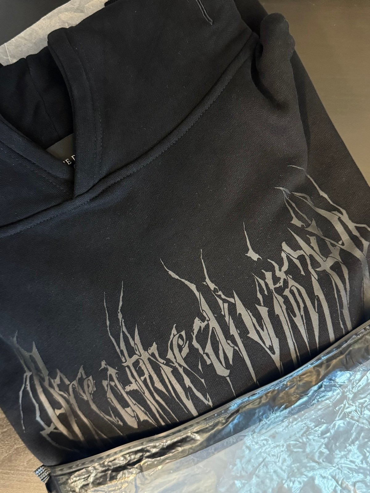 Breathe Divinity Breathe Divinity Doomslayer Oversized Pullover Hoodie - Size XL