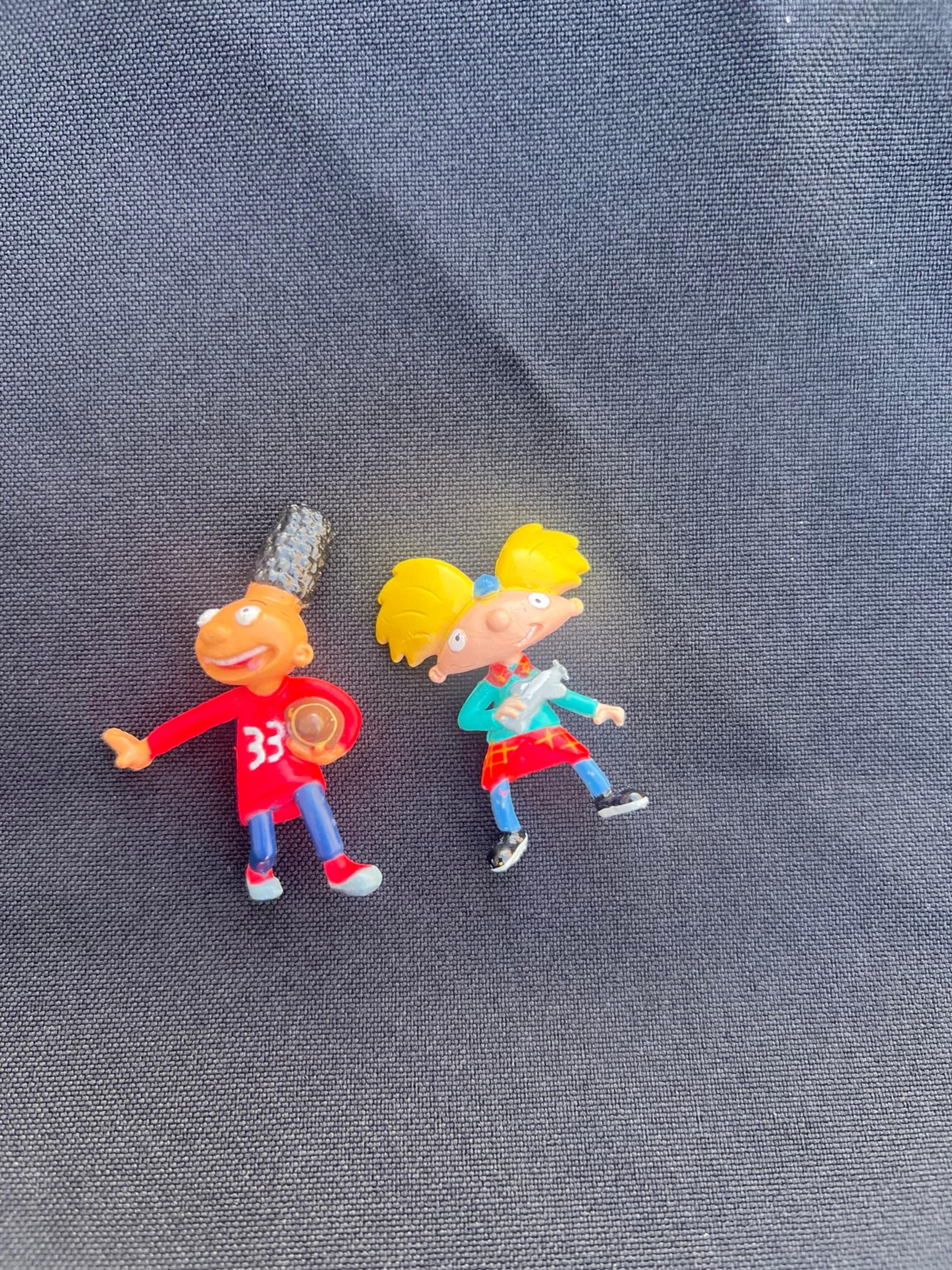 Vintage 2001 Nickelodeon HEY ARNOLD Mini Figures Arnold & Gerald