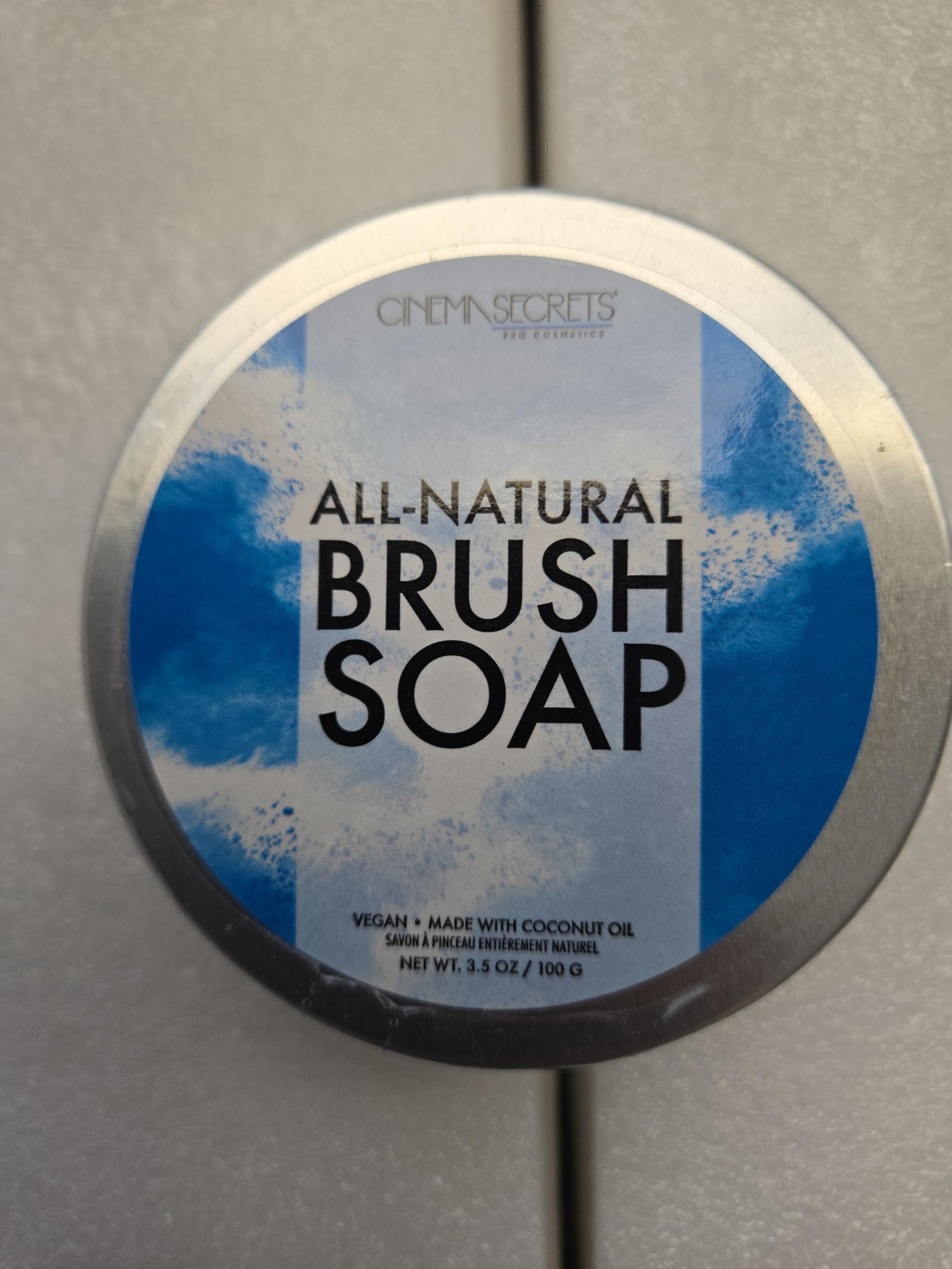 CINEMA SECRETS  ALL NATURAL BRUSH SOAP