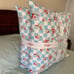 2 Cath Kidston 'DAISY ROSE CHECK' - BLUE Euro ZIP CLOSURE Pillow Shams Set NWT!