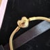 Pandora Moments Heart Clasp Snake Chain Bracelet Gold Plated - 7.1 inches