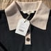 Simple Retro Selena 100% Wool Black + Cream Sweater w/ Rose Buttons, Size S, NWT