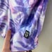 NWT Jolyn Surf Swimsuit One Piece Long Sleeve Paloma Purple TieDie Revolve Large