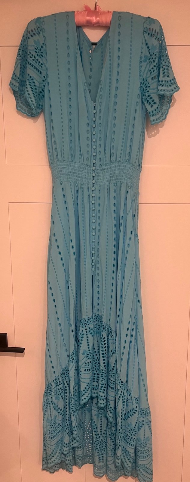 Young, broken, fabulous high low dress