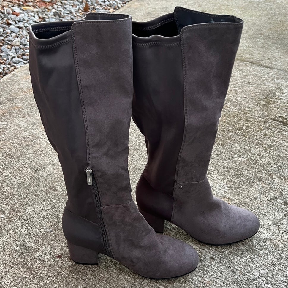 Circus by Sam Edelman Sz 9.5W Women’s Valerie Steel Gray Block Heel Boots