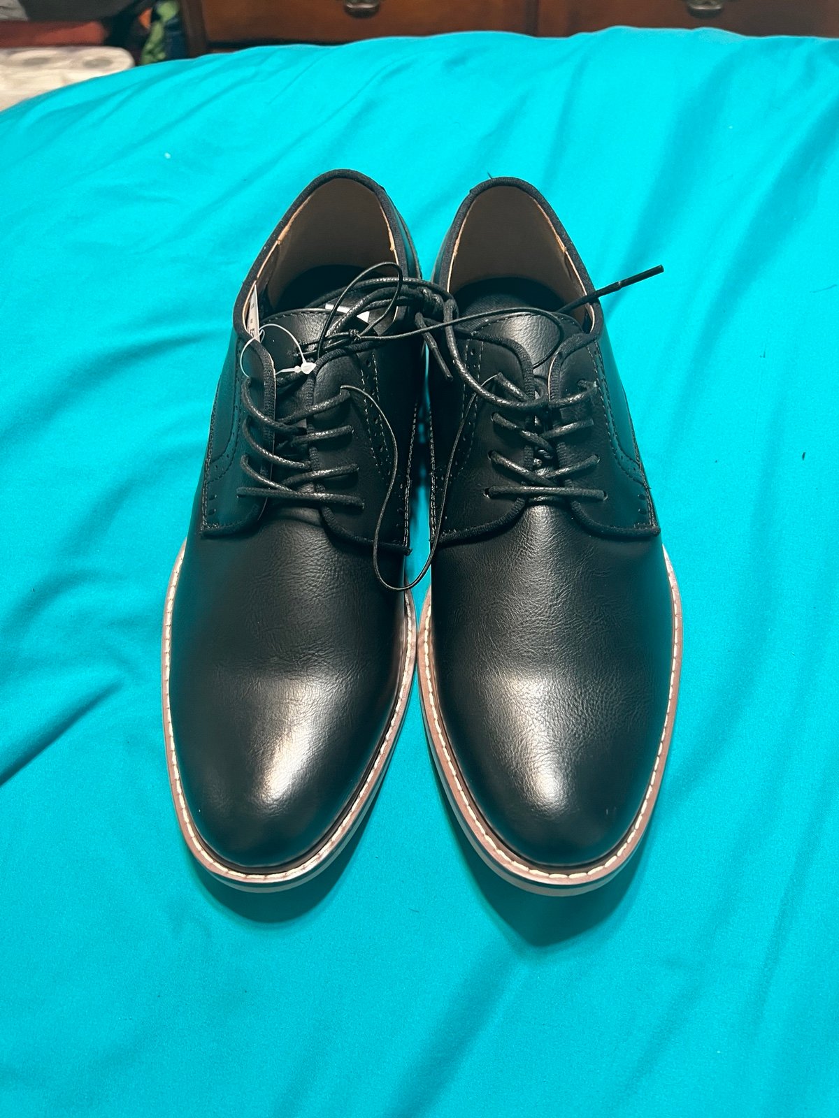 Steve Madden black dress shoes for men size 9