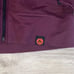 American Giant Storm Hoodie Womens Small Maroon Full Zip Heavyweight