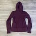 American Giant Storm Hoodie Womens Small Maroon Full Zip Heavyweight