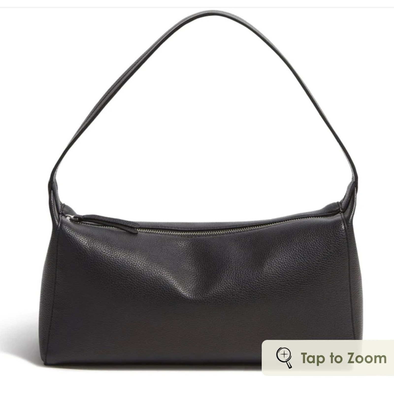 Vera Bradley Outlet Slouchy Shoulder Bag In Black Faux Leather