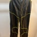 I.am.Gia Nora Faux Leather Cutout Pant Black Straight Leg Size Large