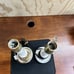 Vintage Capodimonte Style White Porcelain Table Lamp With Roses Set of 2 *Works*