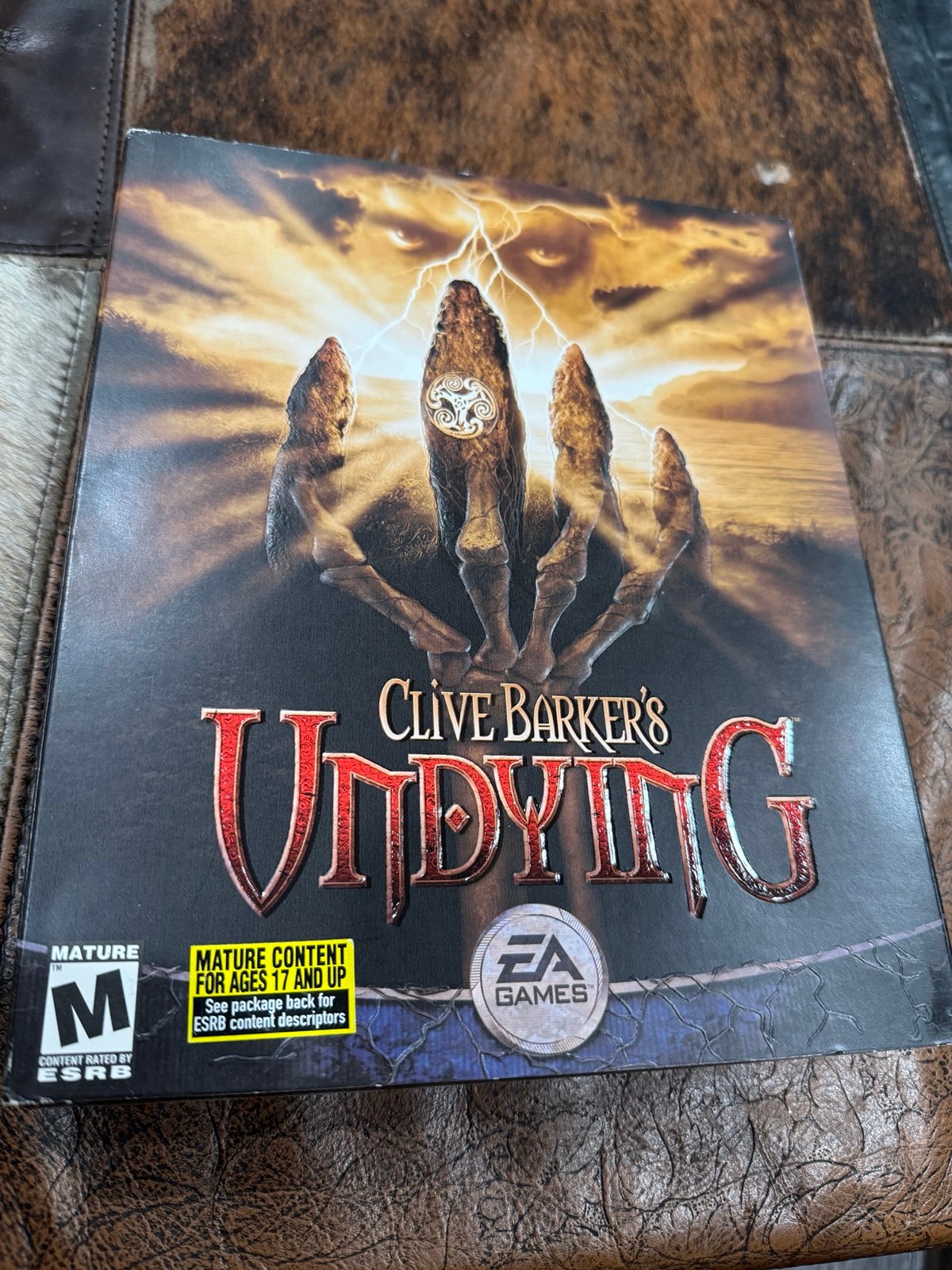 Clive Barkers Undying for PC, Large Box 2001