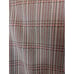 Vintage 2 Button Front Plaid Men's Blazer Suit Long Sleeve Pockets Brown