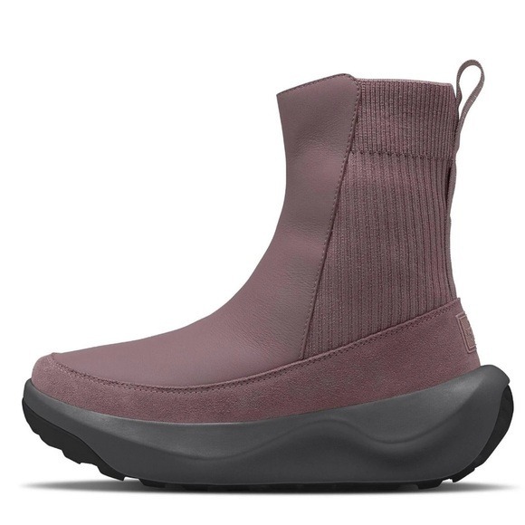 NEW The North Face Women's Halseigh Knit Waterproof Snow Boots Light Mauve