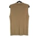 Elie Tahari Natalia Sleeveless Turtleneck Ribbed Merino Wool Sweater XL