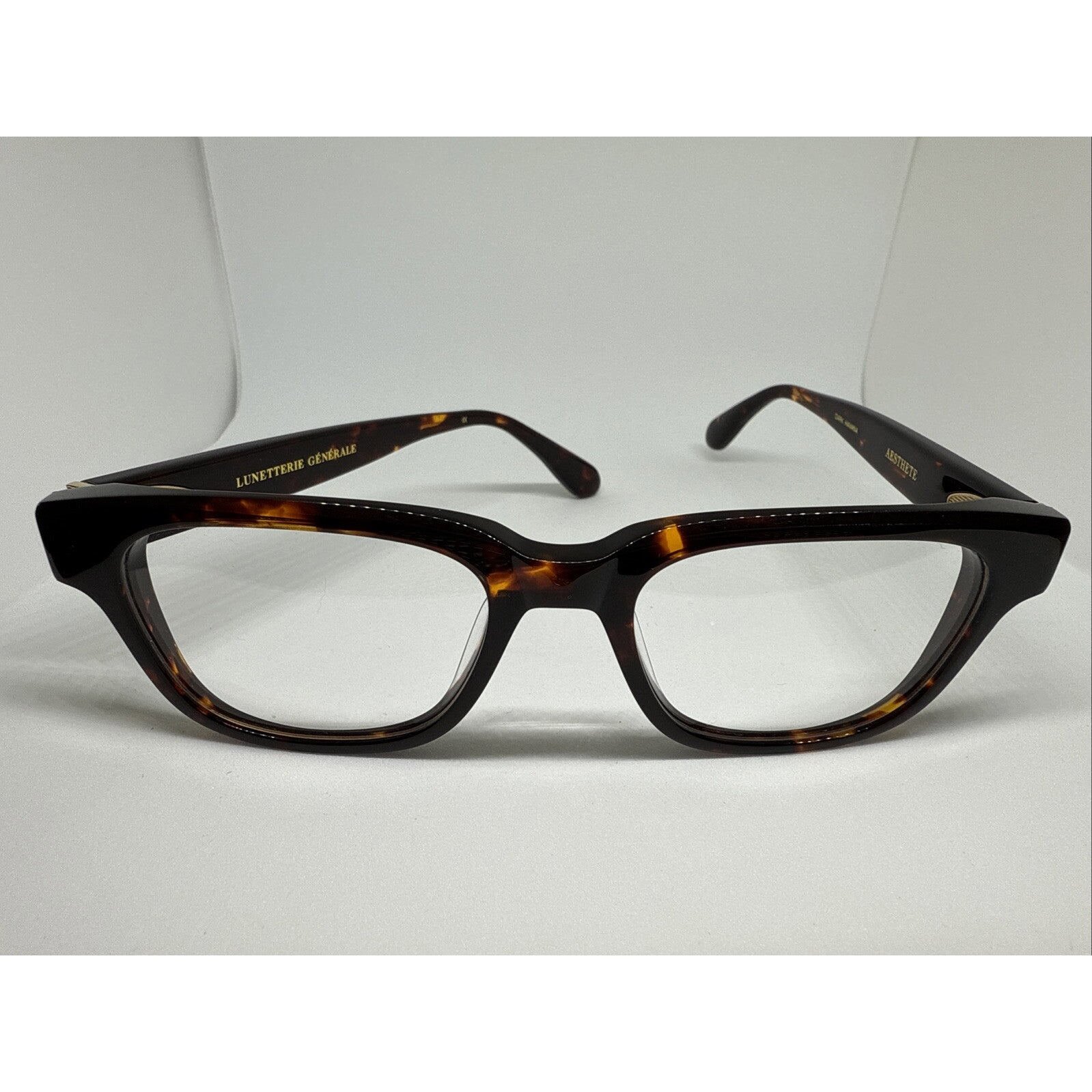 Lunetterie Generale Designer Aesthete Dark Havana Brown Frame 54mm Eyeglasses
