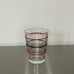 Vintage Art Deco Striped Cocktail Set- Matching Glasses & Bonus Shot Glass!