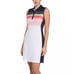 Callaway NWT Sleeveless Golf UPF Dress Opti-Dri Navy w Pink White Yellow XL