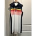 Callaway NWT Sleeveless Golf UPF Dress Opti-Dri Navy w Pink White Yellow XL