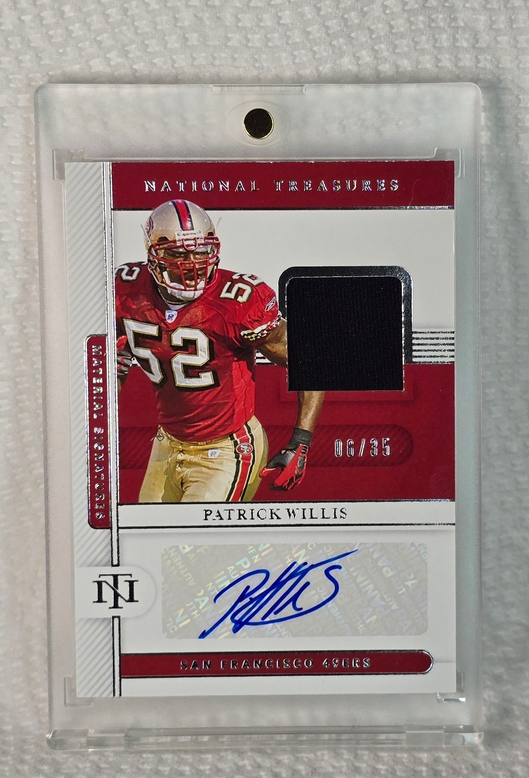 Patrick Willis - National Treasures Autograph & Relic