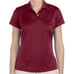 adidas - NWT Golf Women's ClimaLite Cardinal Red sz XL Textured Stripe Polo
