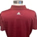adidas - NWT Golf Women's ClimaLite Cardinal Red sz XL Textured Stripe Polo