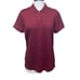 adidas - NWT Golf Women's ClimaLite Cardinal Red sz XL Textured Stripe Polo