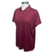 adidas - NWT Golf Women's ClimaLite Cardinal Red sz XL Textured Stripe Polo