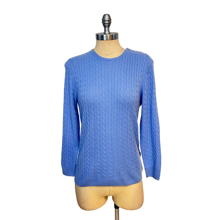 J. Crew Collection Italian Cashmere cable-knit sweater Medium 238