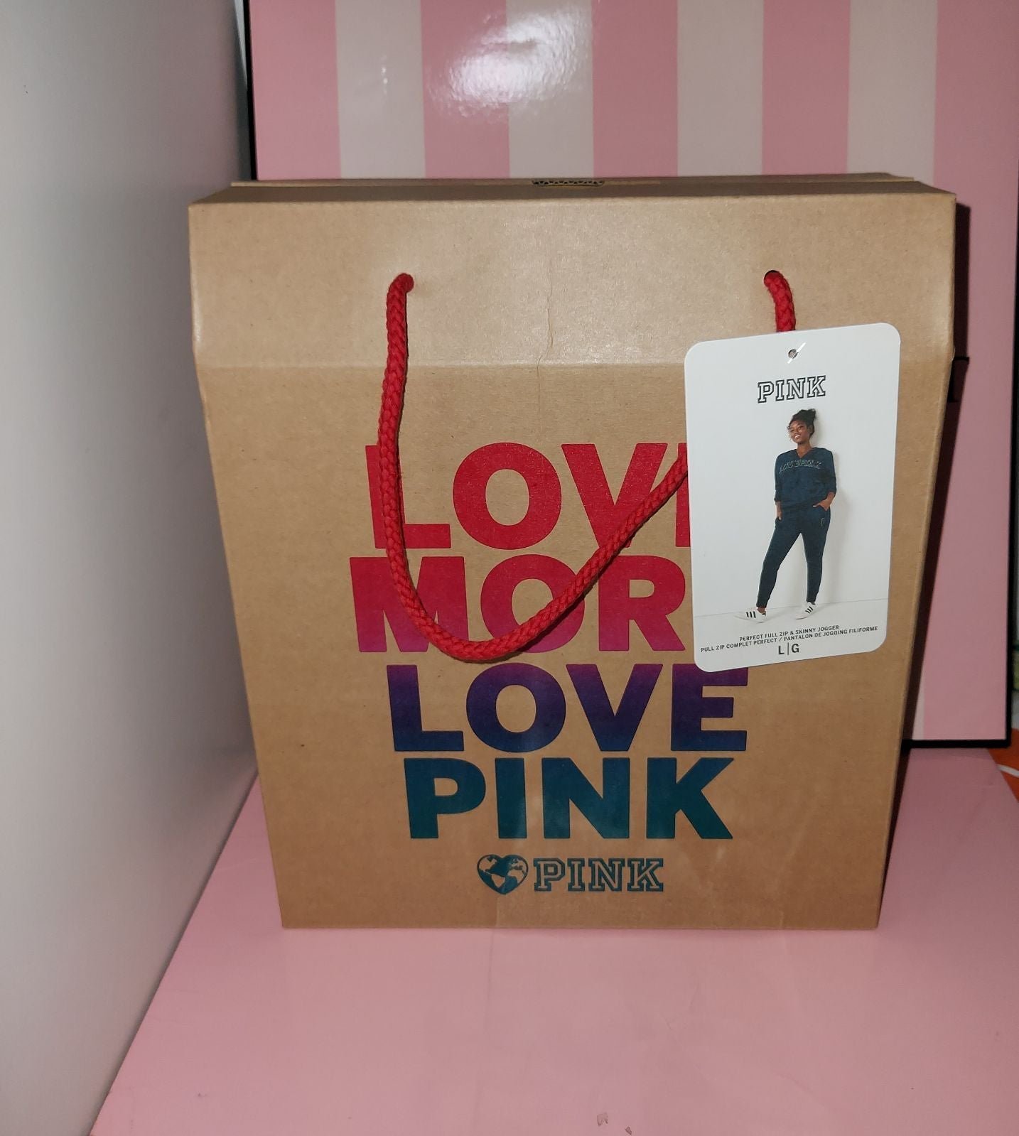 PINK Apparel set size Large NIB