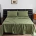 NEW King Size Bed Sheets Set - 4 Piece Bedding - Sage Green 100% Cotton