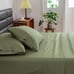 NEW King Size Bed Sheets Set - 4 Piece Bedding - Sage Green 100% Cotton