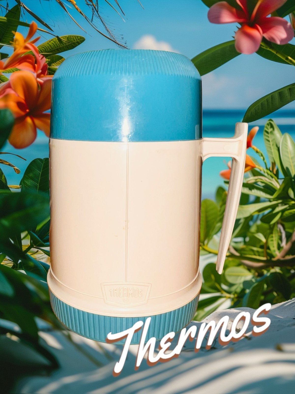 Vintage Thermos Wide Mouth 10 Oz 6002 King Seely Vacuum Bottle