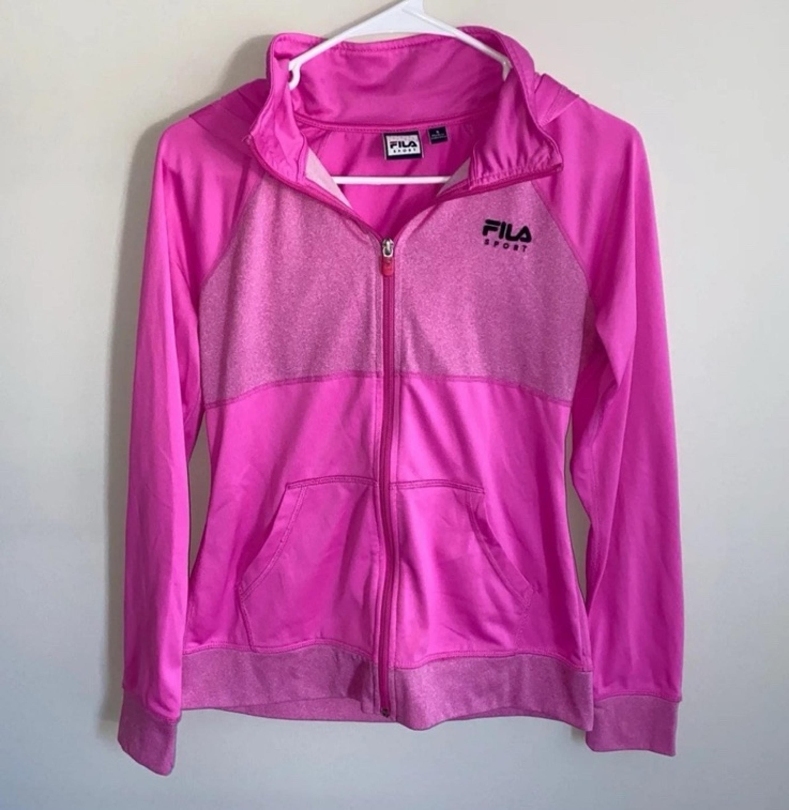 Fila Sport Women’s Zip Up Hot Pink Jacket