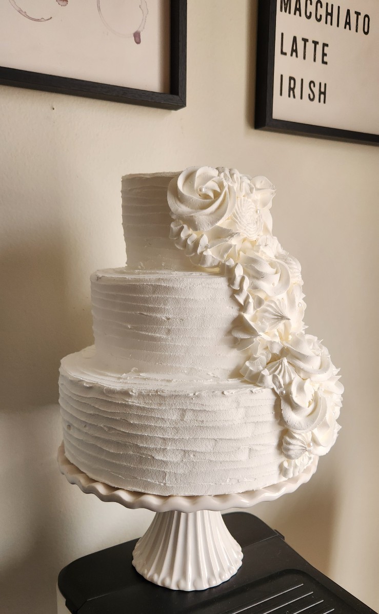 Fake Petite Wedding Cake