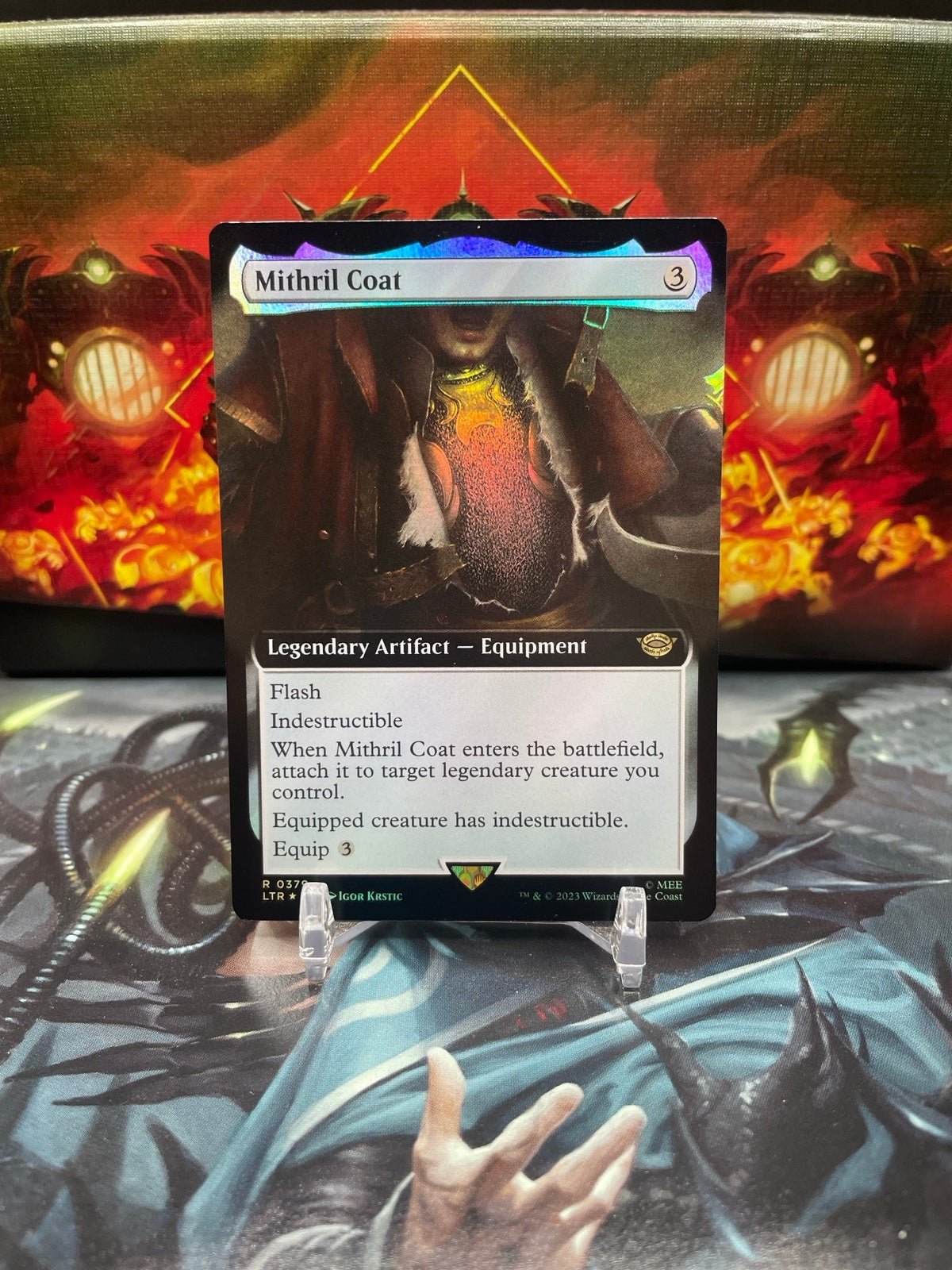 Mithril Coat Extended Art Foil Lord of the Rings Magic the Gathering MTG