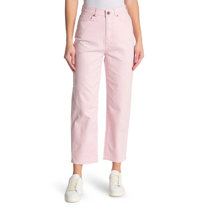 TED BAKER LEMIN Straight Leg Jeans Light Pink Size 32
