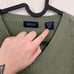 green ribbed y2k knit sweater