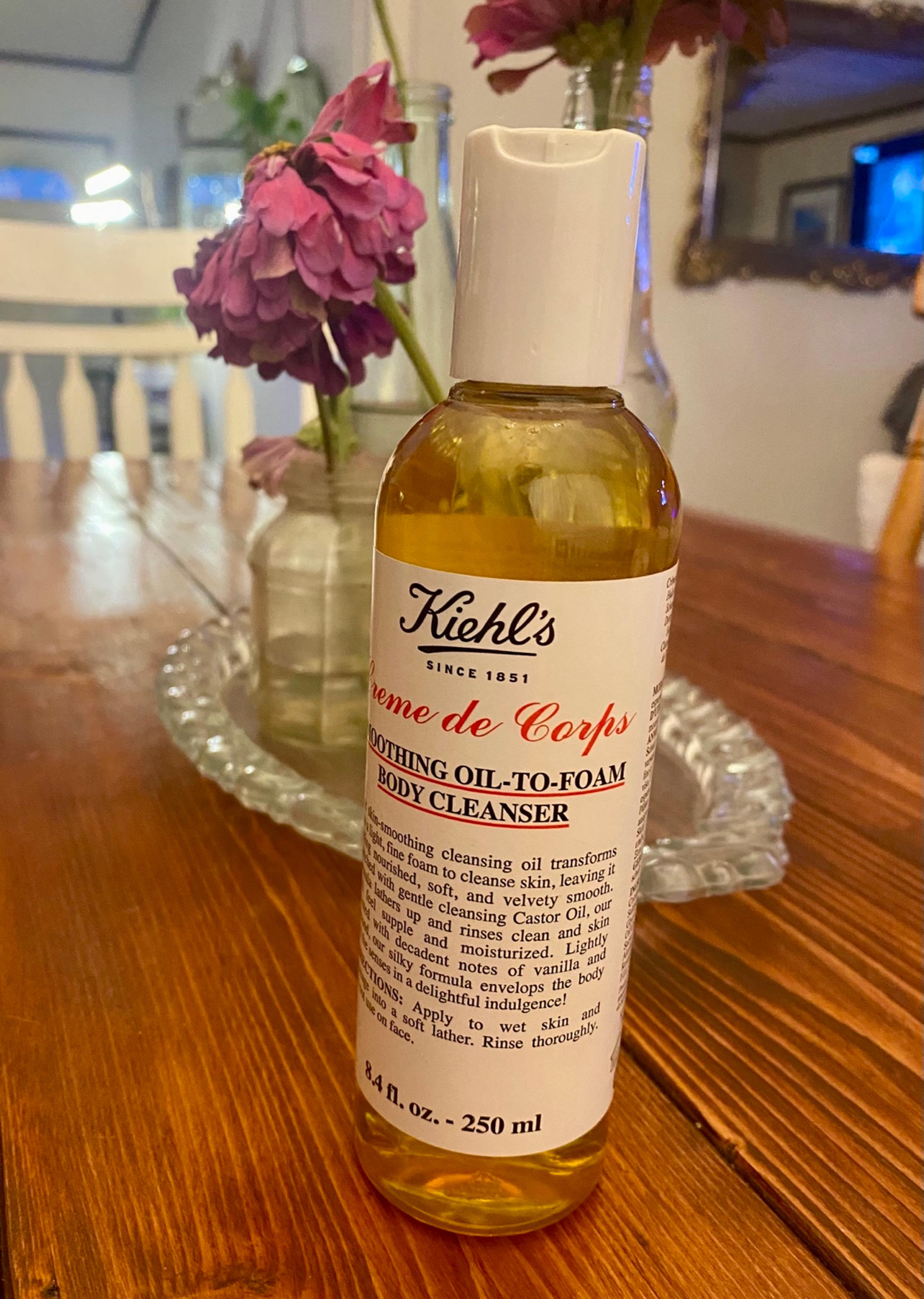 KIEHL'S CREME DE CORPS SMOOTHING OIL-TO-FOAM BODY CLEANSER 8.4 OZ