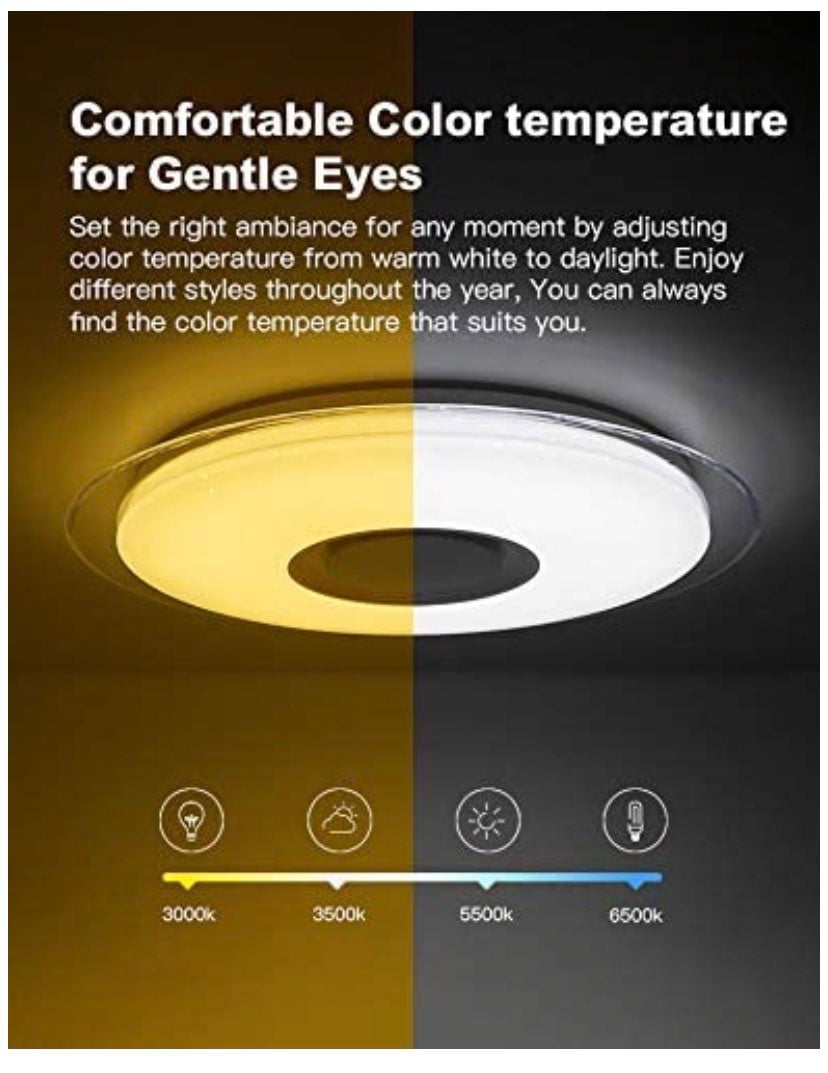 LED Ceiling light bluetooth Speaker offers