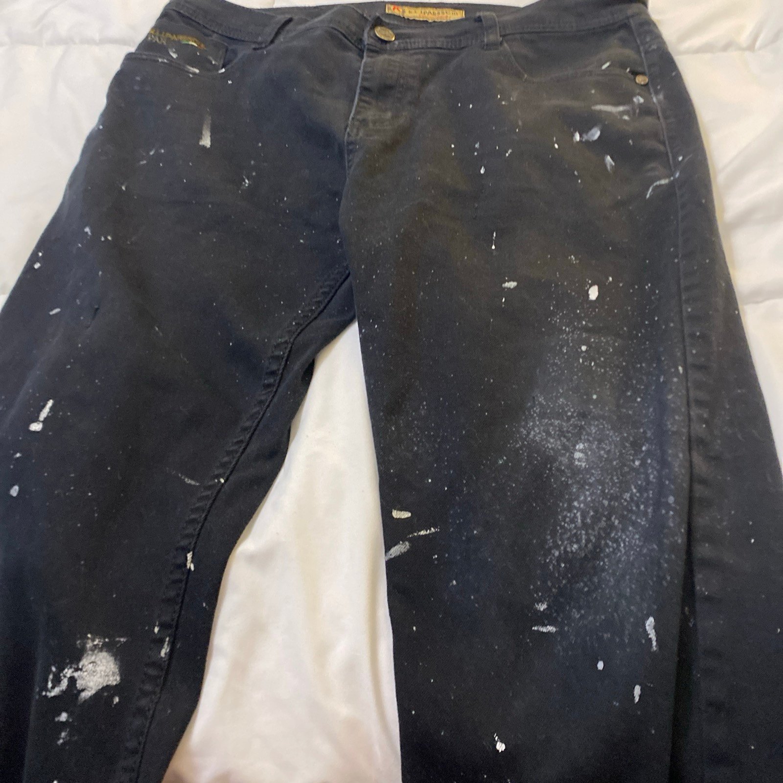 K.L.I Parsschi Paint Splatter Jeans Waist 38