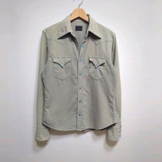 ★ Made in Japan JELADO Overdyed Turquoise Western Shirt