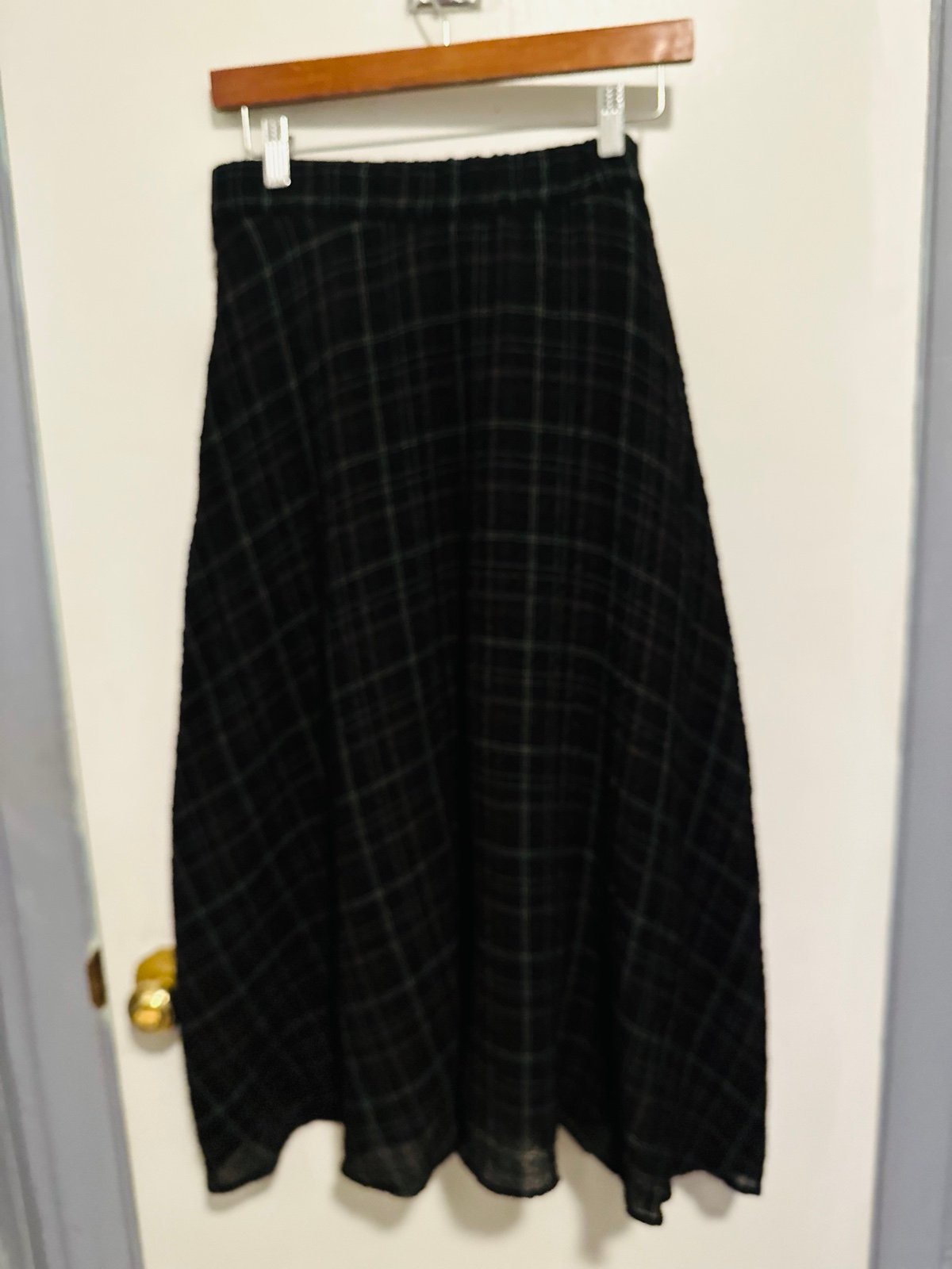 Massimo Dutti Flare Wool blend Midi Skirt